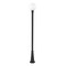 Z-Lite Laurent Outdoor Post Mounted Fixture, 1-Light, 12 In.W x 109.75 In.H, Black/Opal 597PHB-519P-BK - alternate 3